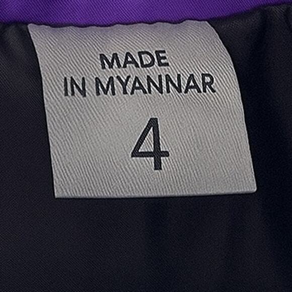 SAM. S13 Purple Down Puffer Coat - Picture 9 of 10